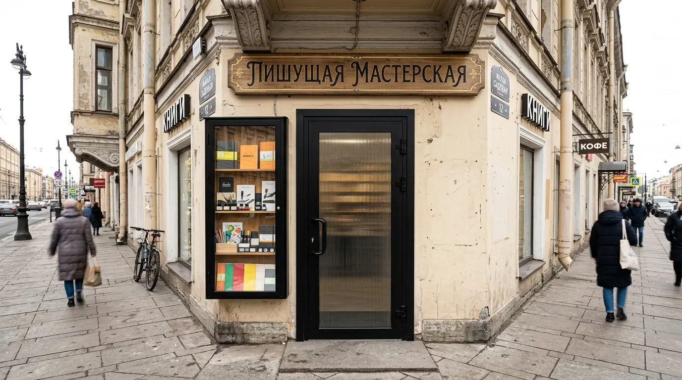 Алюминиевая или стеклянная входная группа: что выбрать для магазина в магазине канцтоваров