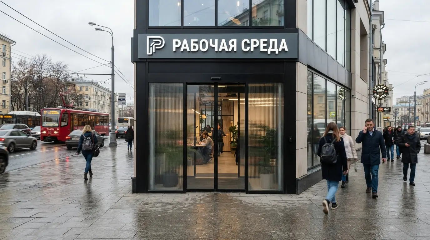 Автоматические двери в теплице из поликарбоната в коворкинге