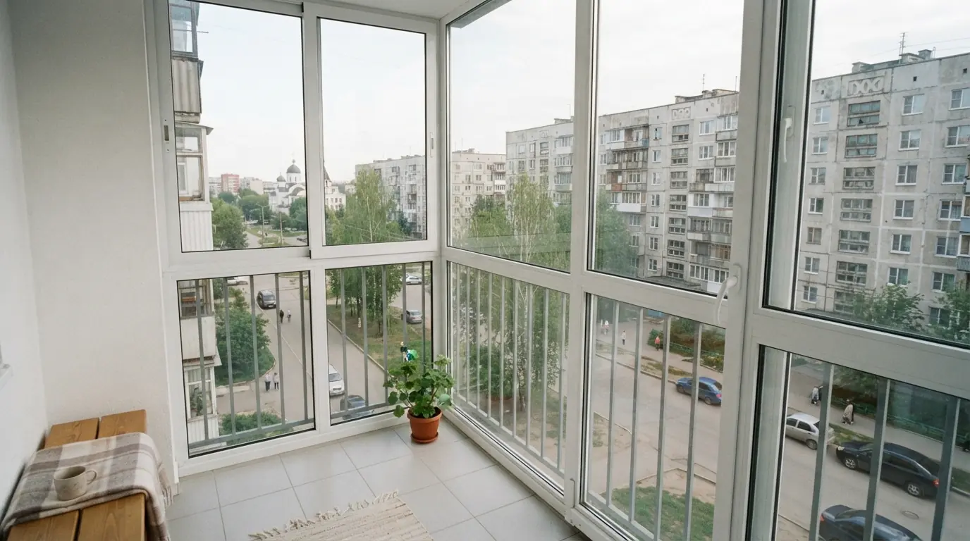 Двери на веранду, террасу и балкон на балконе