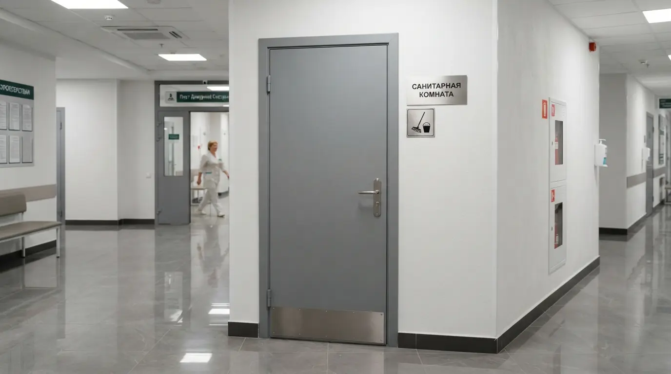 Медицинские ширмы и перегородки — вид конструкции крупным планом