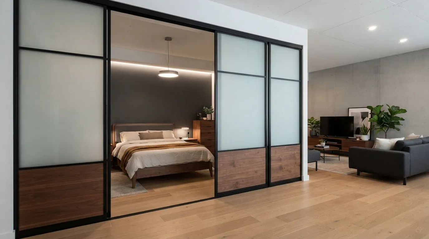Двери межкомнатные перегородки в спальне